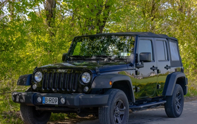 Jeep Wrangler cena 113900 przebieg: 133000, rok produkcji 2017 z Zambrów małe 352